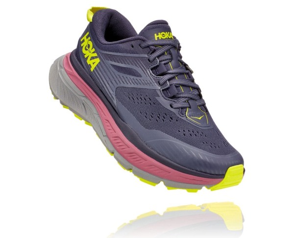 Hoka One One Stinson Atr 6 Womens UK - Deep / Rose Trail Running Shoes - TLMWF6230